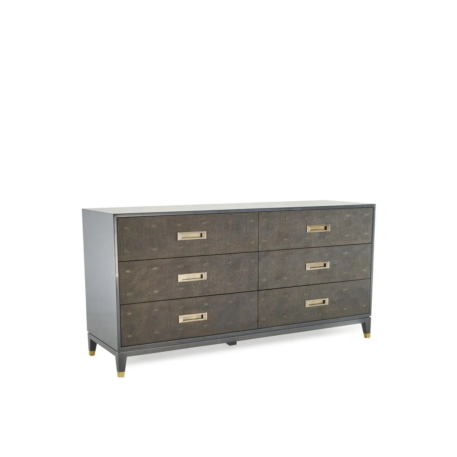 Dresser Il Lusso 6 drawer Dresser | Shagreen AllaModa Furniture Dresser Il Lusso 6 drawer Dresser | Shagreen AllaModa Furniture