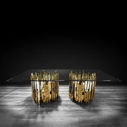 illusion rectangular tgss stylish dining table