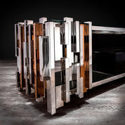 illusion silver stylish 1 tv stand