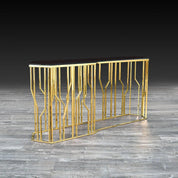 lorensia lg tgss glass stylish console table