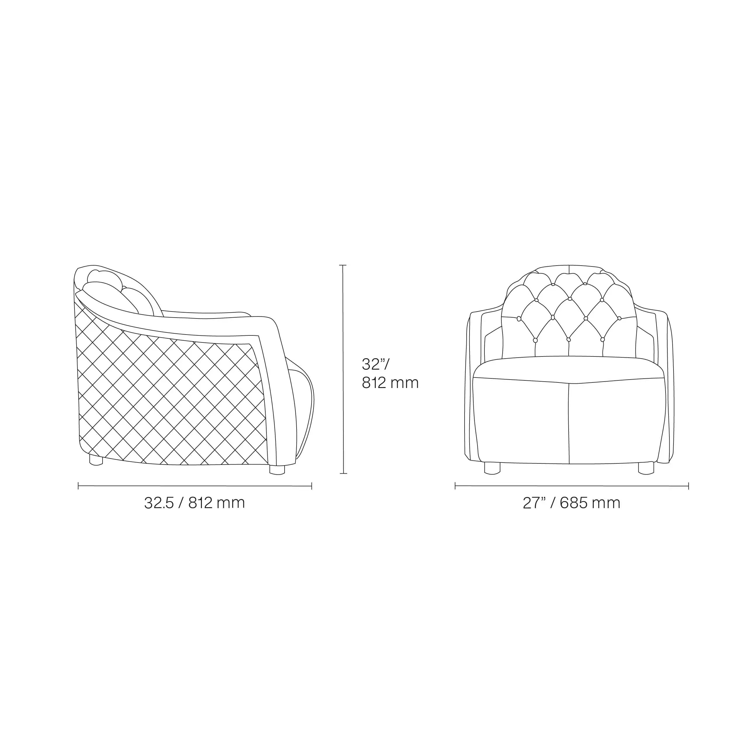 Massimo Lux Titanium Gold Sofa Set | Black - My Store--Sofa Set