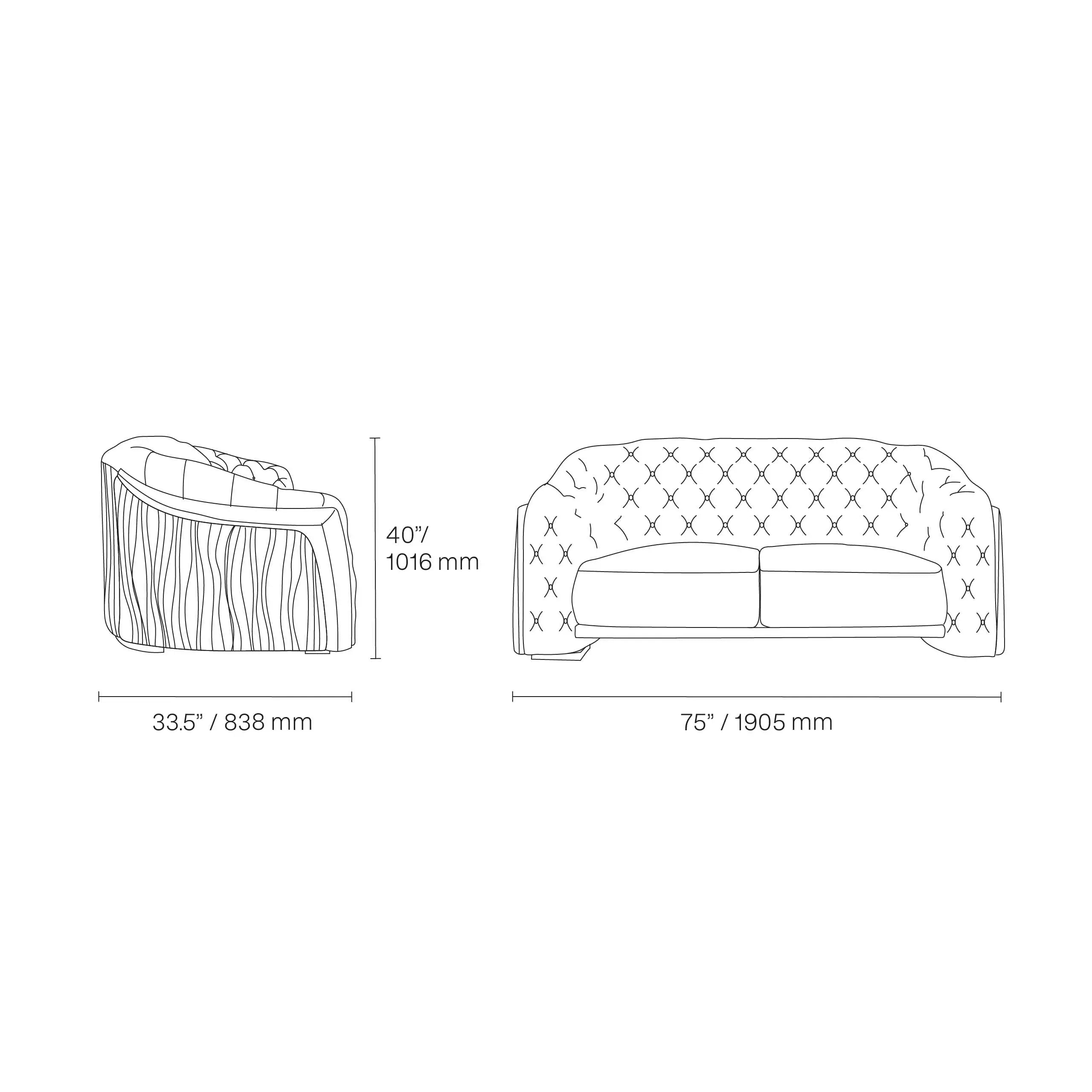 Massimo Lux Titanium Gold Sofa Set | Taupe - My Store--Sofa Set