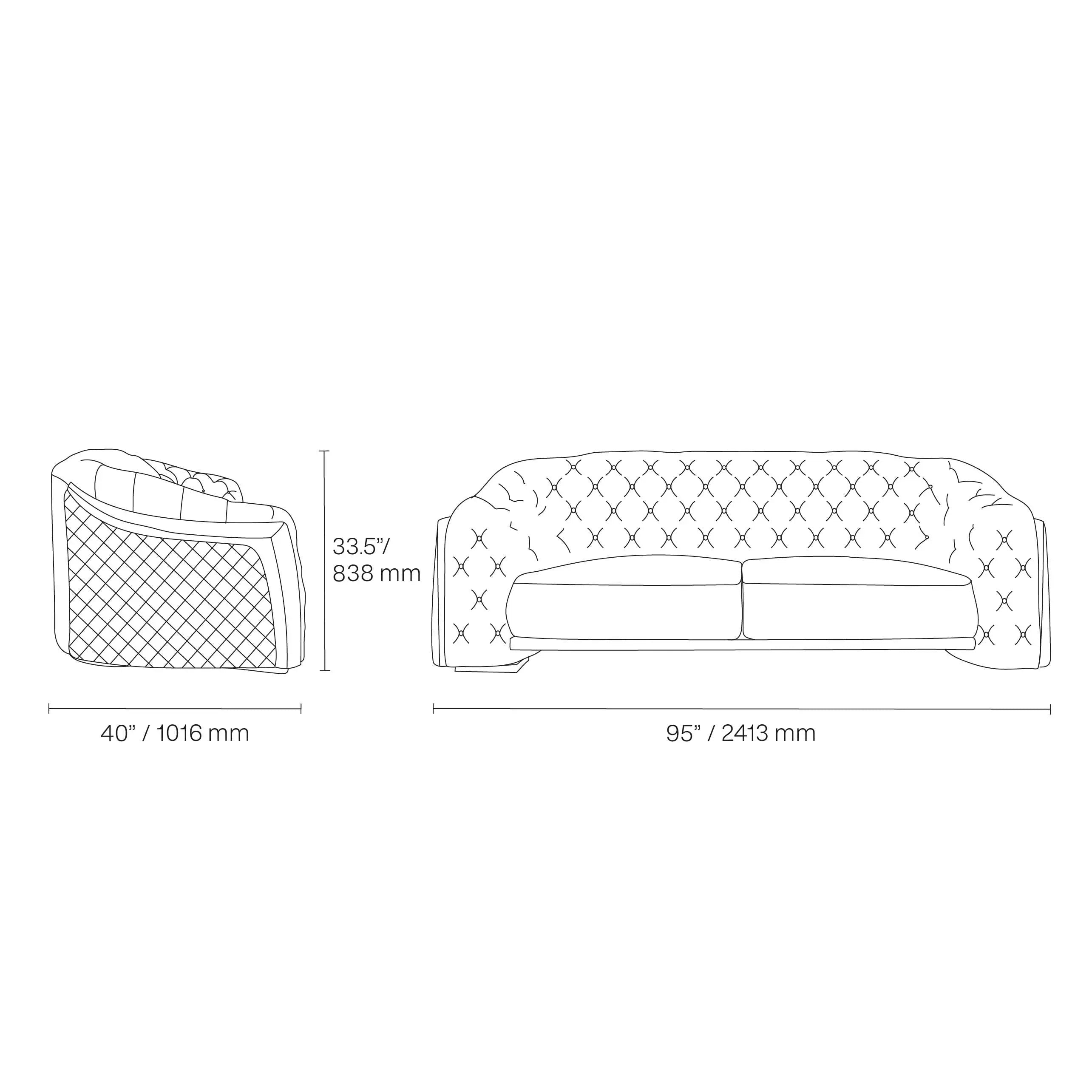 Massimo Lux Titanium Gold Sofa Set | Taupe - My Store--Sofa Set