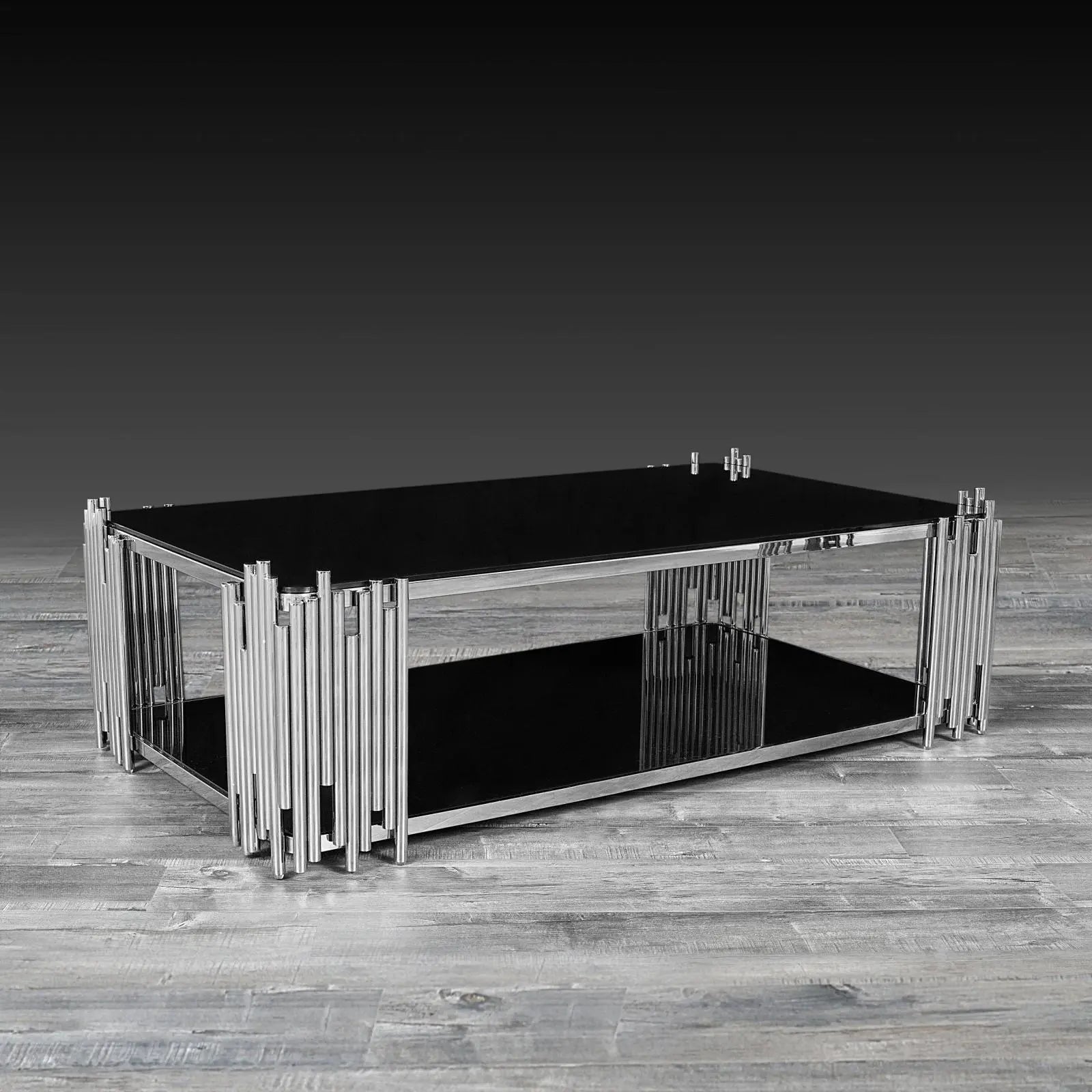 mauris rectangular silver stylish coffee table