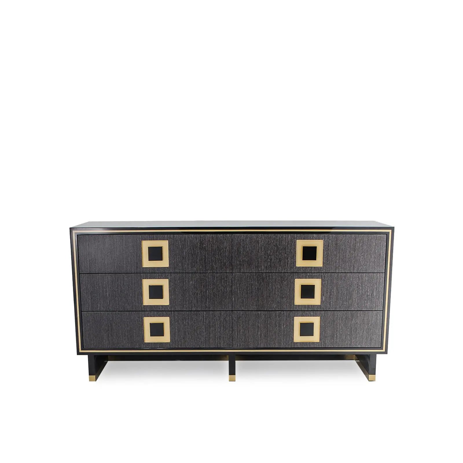 Mozzafiato 6 drawer Dresser | Gray Oak