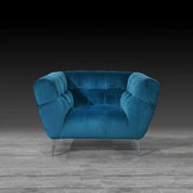 new vivien blue modern sofa set 7