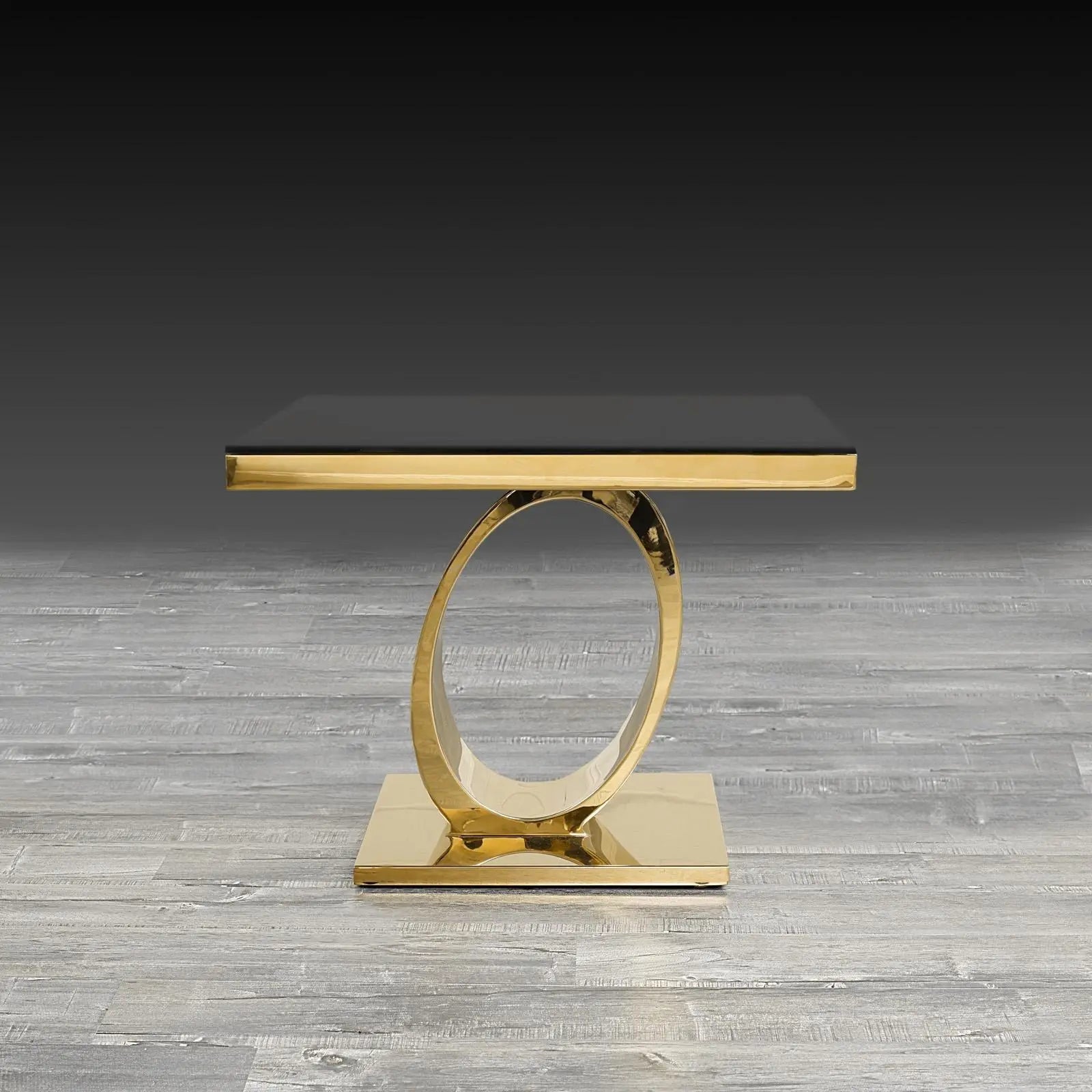 onyx glass tgss modern end table