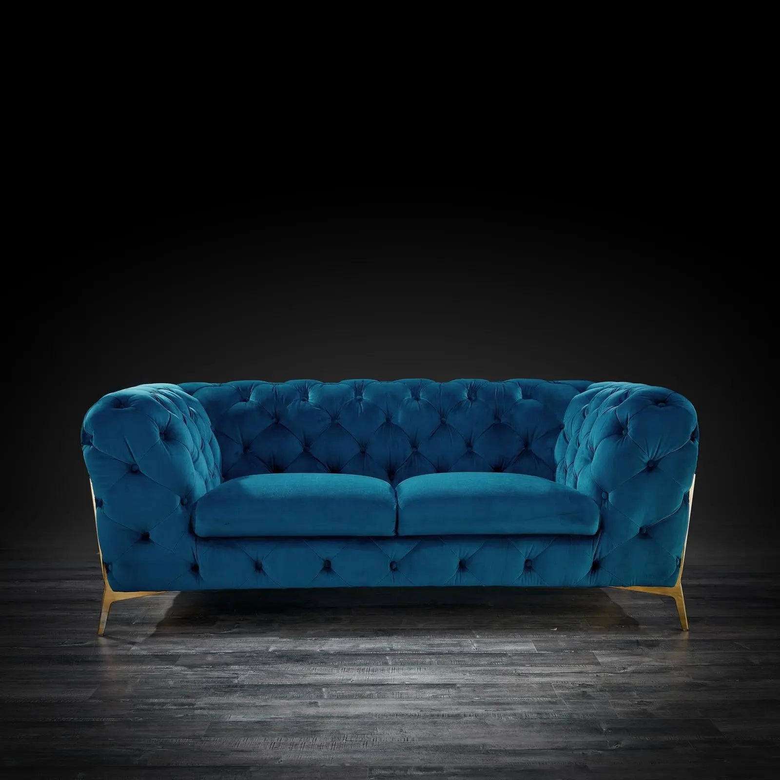 regina blue 7 sofa set