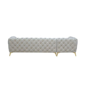 regina tgss right sofa chaise beige luxury 7 sectional