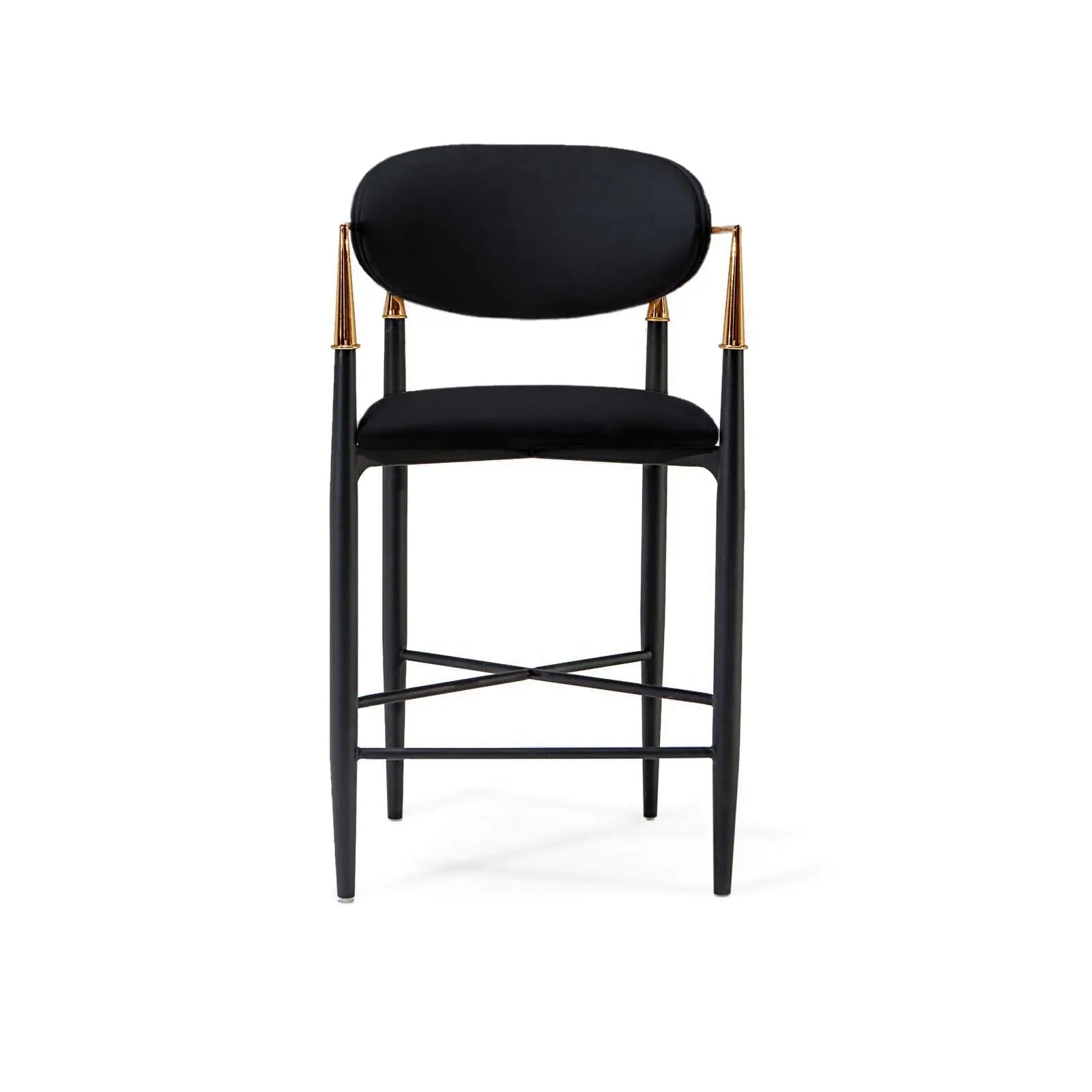 Bar Stool Roubi Rose Gold Counter Stool AllaModa Furniture