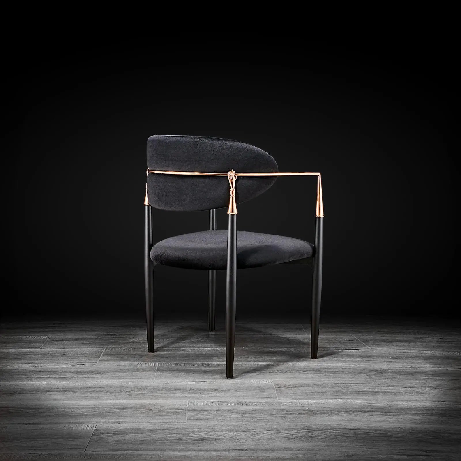 roubi rgss black luxury dining chair