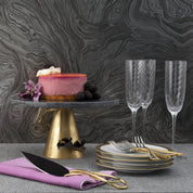 Calla Lily Cake Stand Midnight