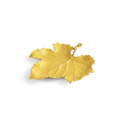 Vine Yellow Grape Leaf Dish