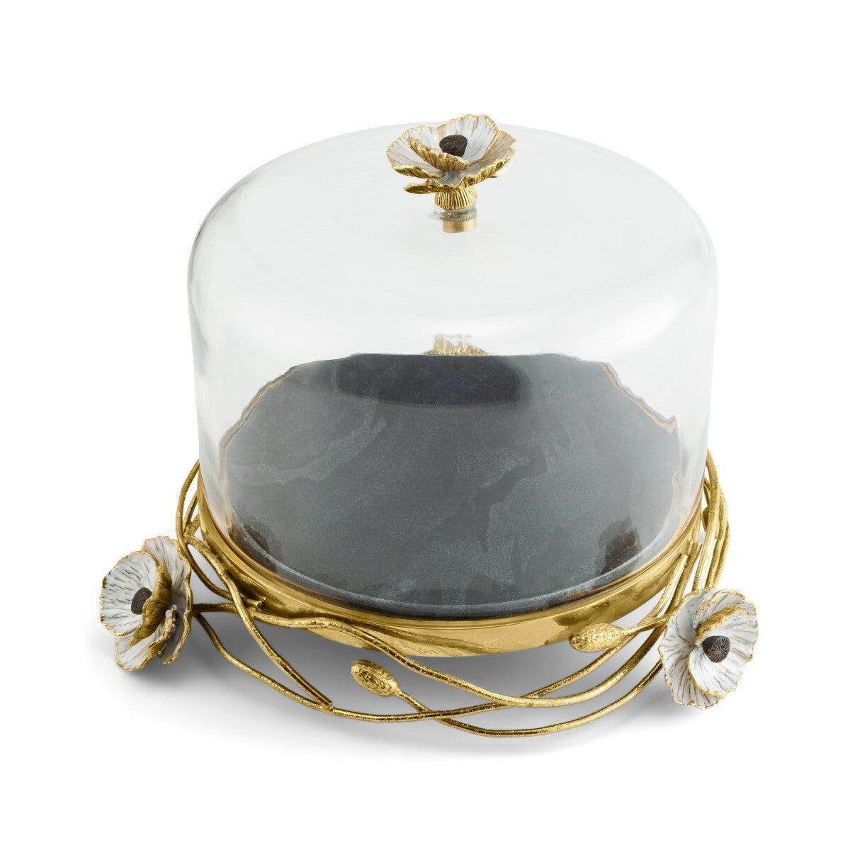 Anemone Cake Stand With Dome