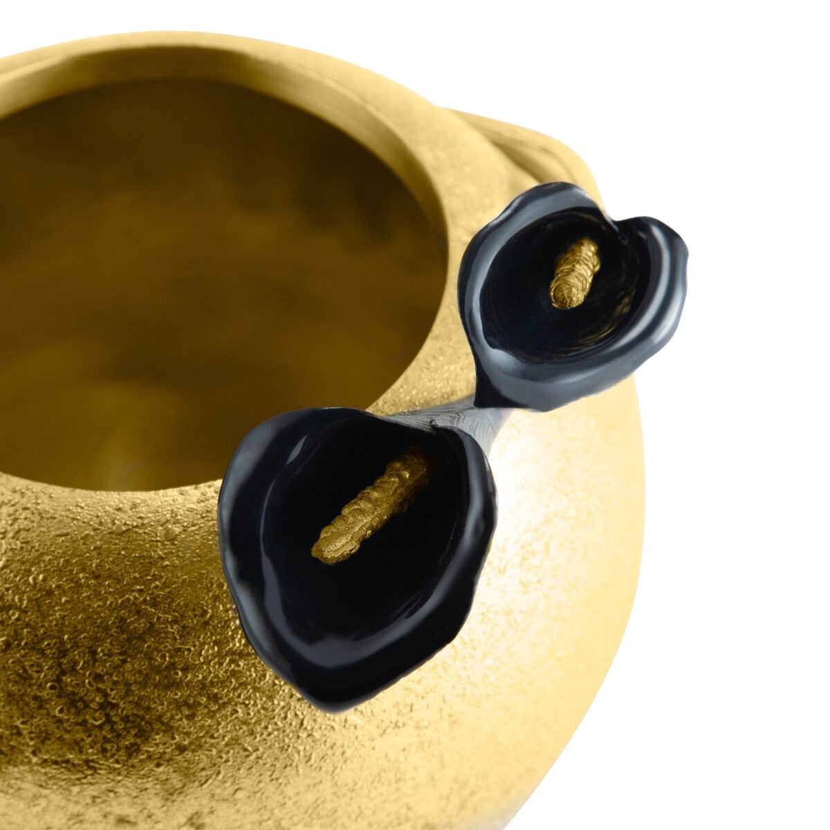 Calla Lily Midnight Rose Bowl Vase