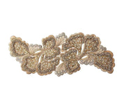Rococco Table Runner in Gold & Silver