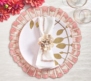 Triton Placemat in Ivory & Blush, Set of 2