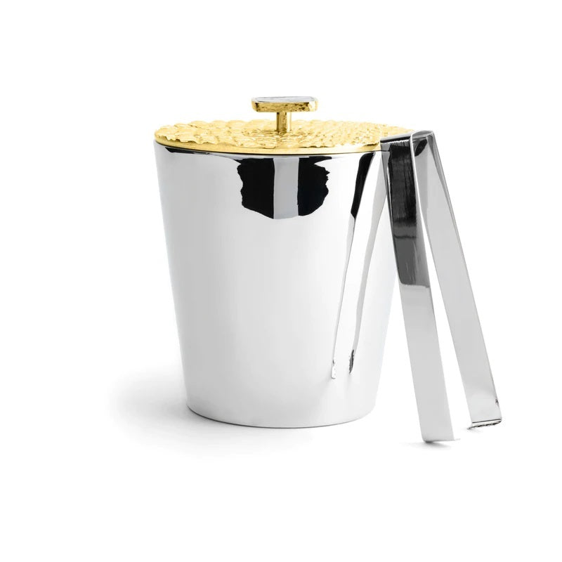 Safari Ice Bucket with Tongs