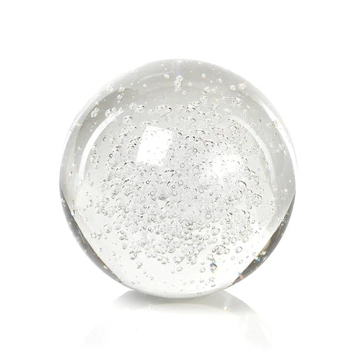 Crystal Fill Ball with Bubbles 4.73"