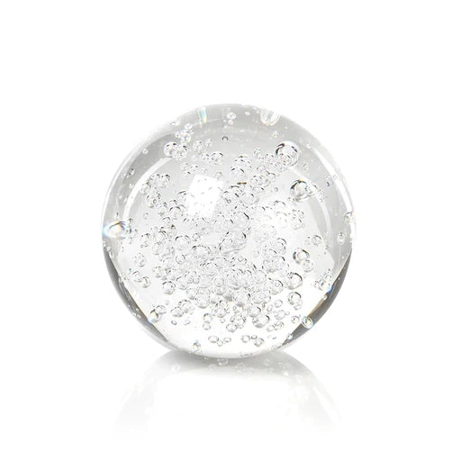 Crystal Fill Ball with Bubbles 3.55"