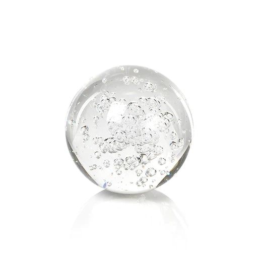 Crystal Fill Ball with Bubbles 3.15"