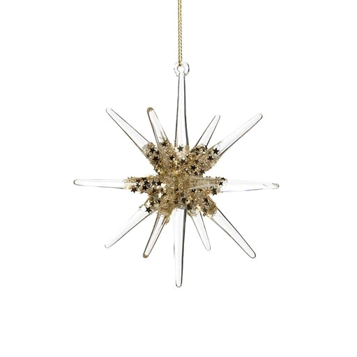 Glass 3D Snowflake - Small