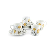 Pomegranate Demitasse - Set Of 4