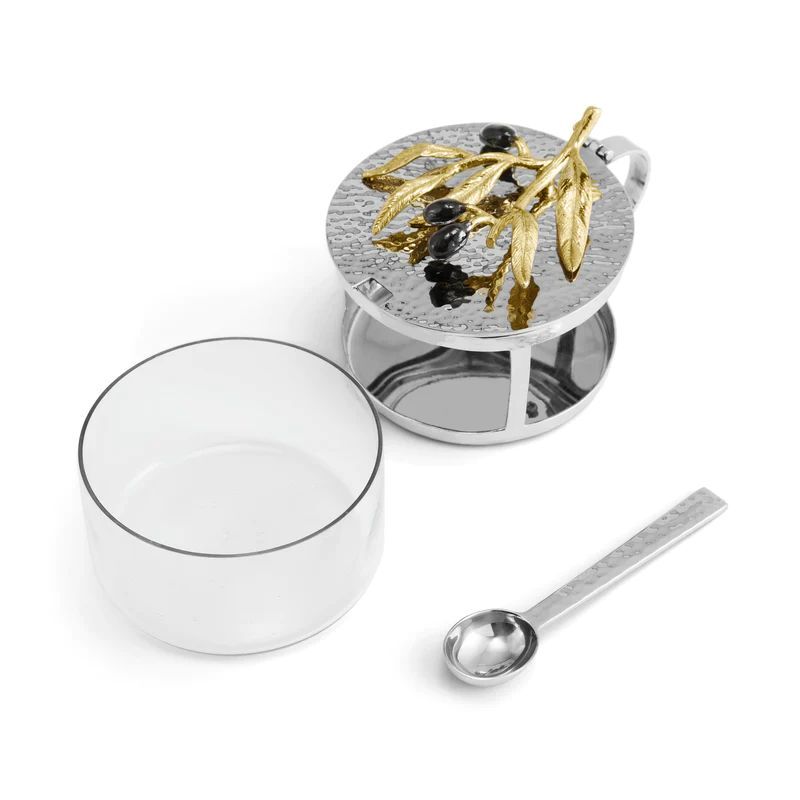 Michael Aram Olive Branch Condiment Container