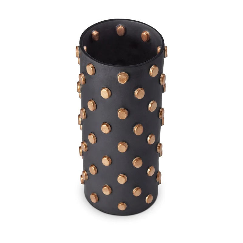 Teo Vase Black+Gold - Large