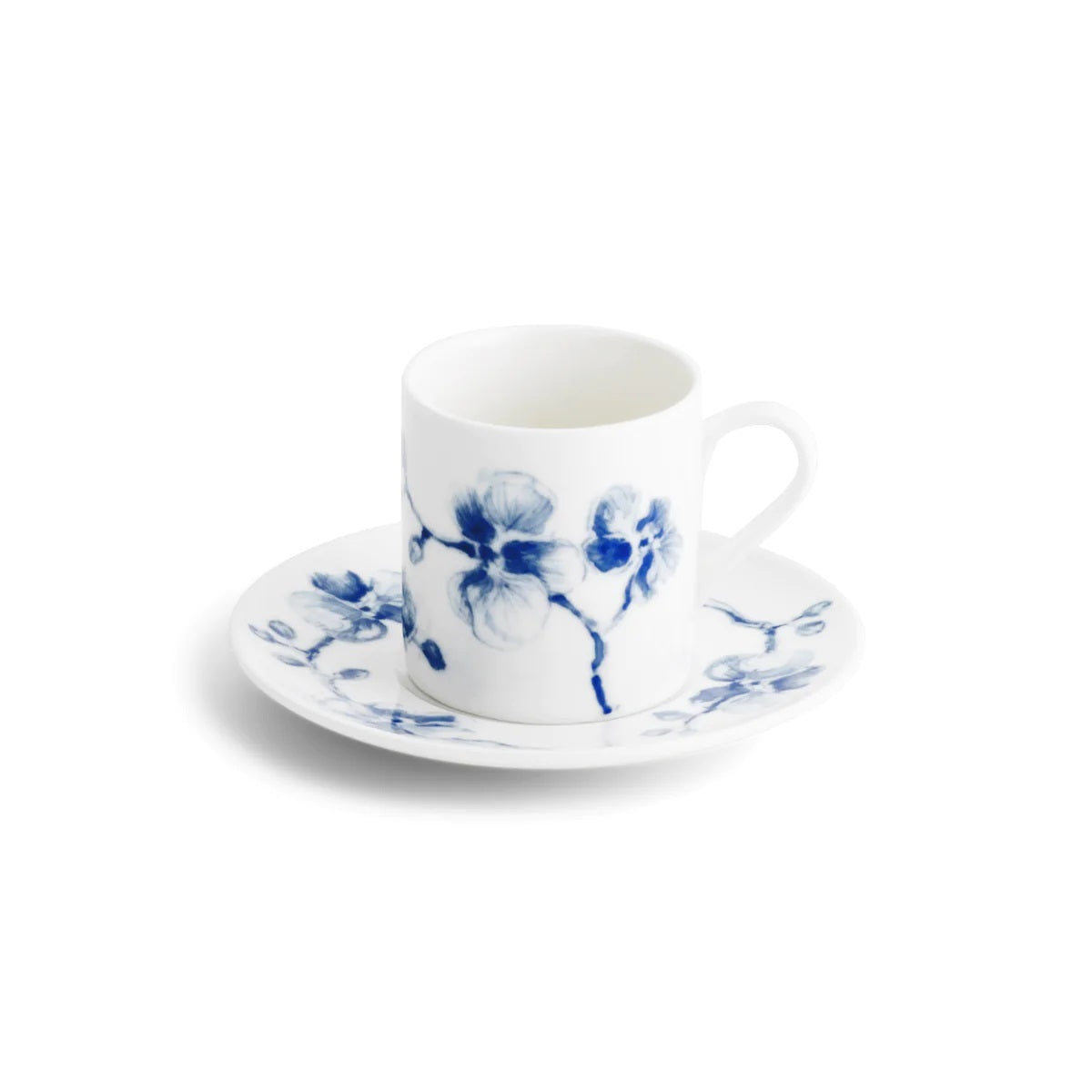 Blue Orchid Demitasse Set