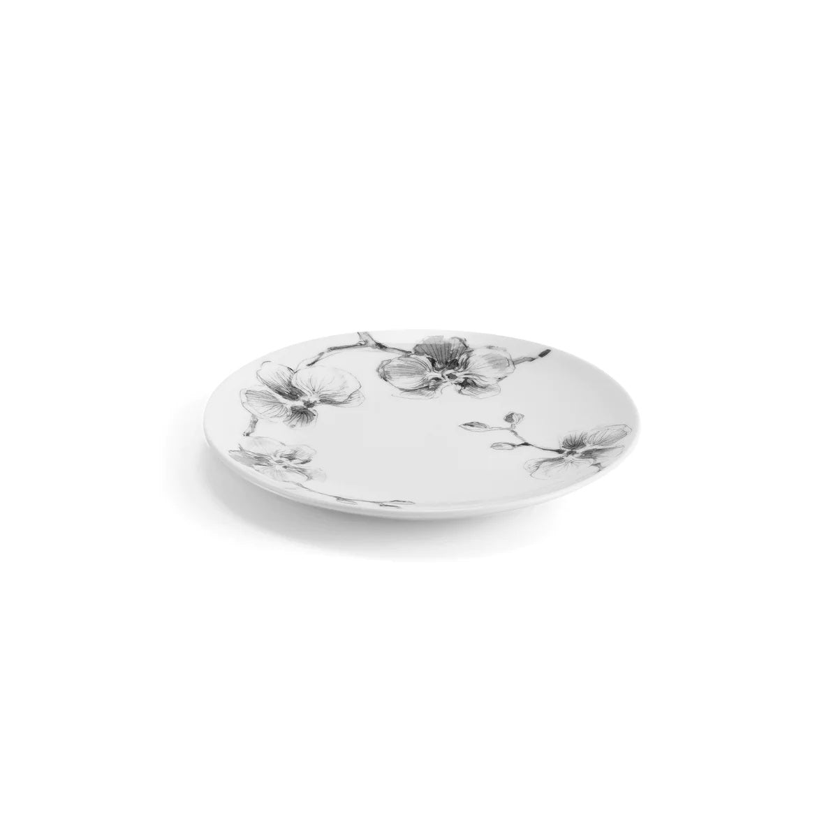 Black Orchid Tidbit Plate Set Of 4