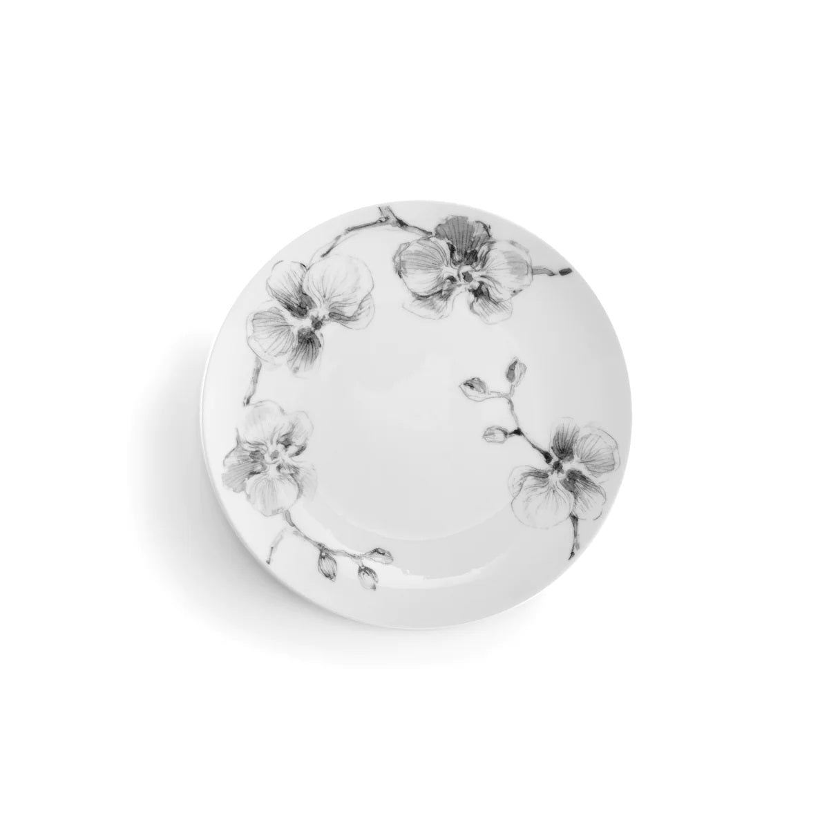 Black Orchid Tidbit Plate Set Of 4