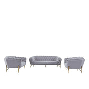 sofia tgss light grey stylish 9 sofa set