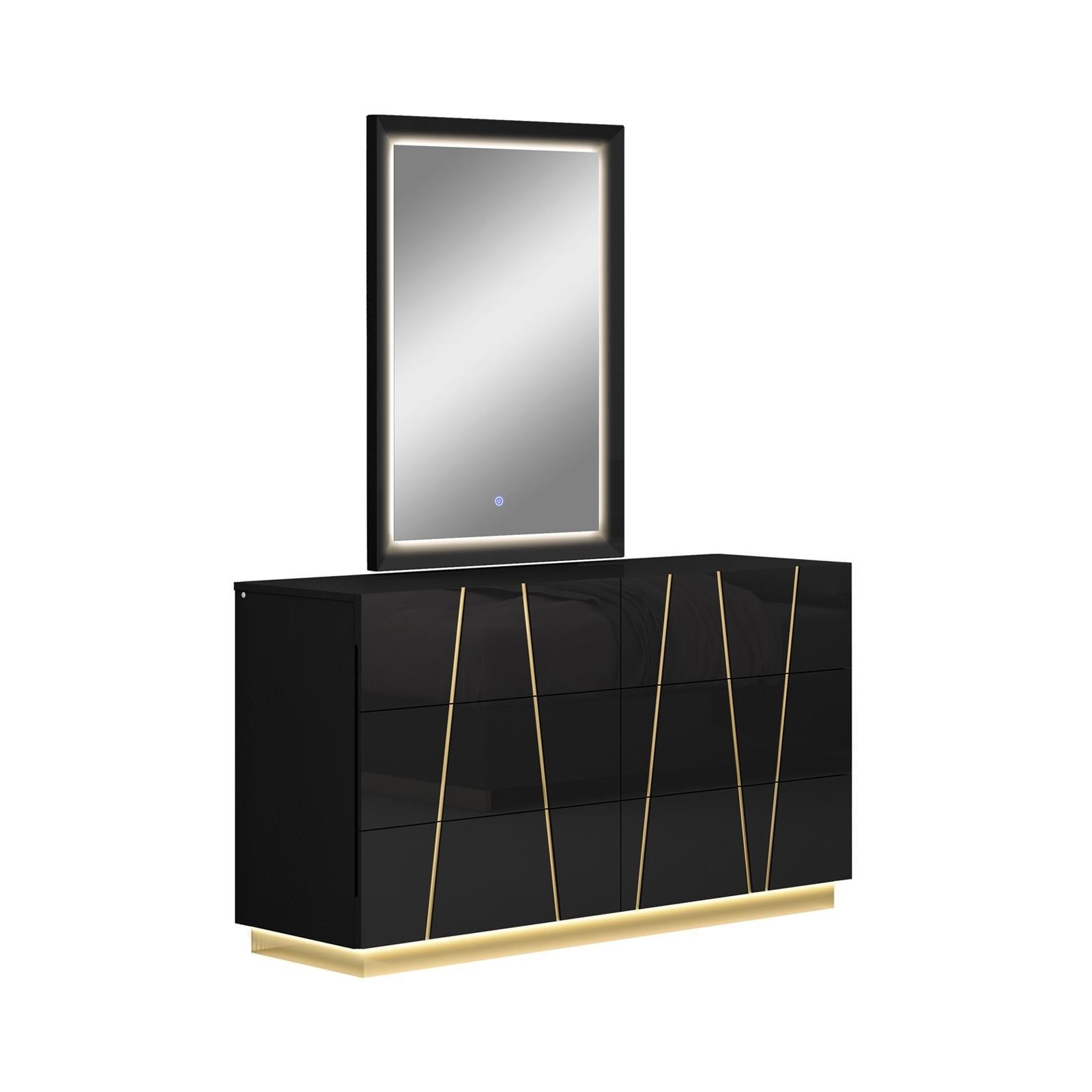 Dresser Toledo Modern | White AllaModa Furniture Dresser Toledo Modern | White AllaModa Furniture